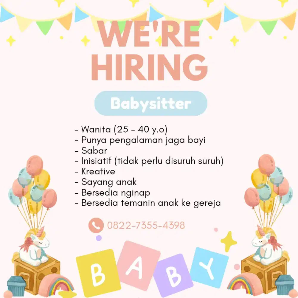 Dicari Baby Sitter