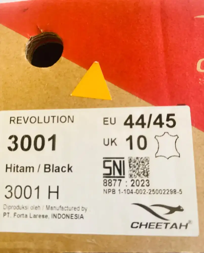 Sepatu safety cheetah 3001H