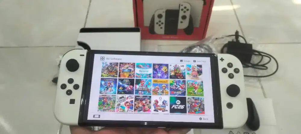 Nintendo Switch OLED Fullset 512GB Fullgames AAA