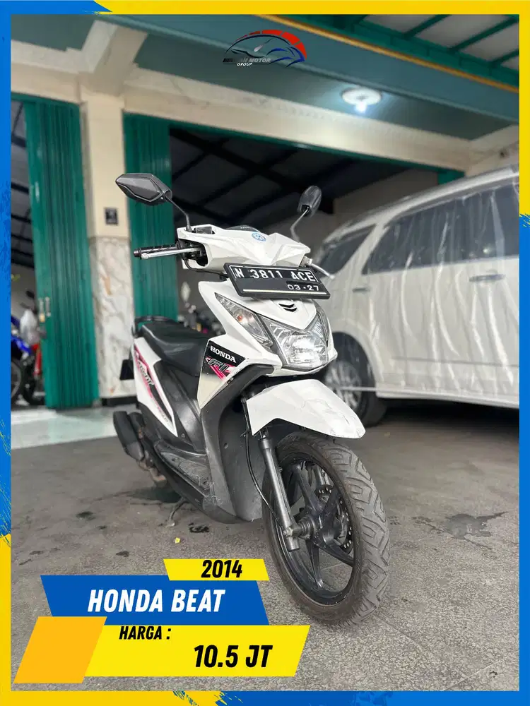 HONDA BEAT 2014 MURAH POLL MASZEHH HIKMAH MOTOR KEPUH