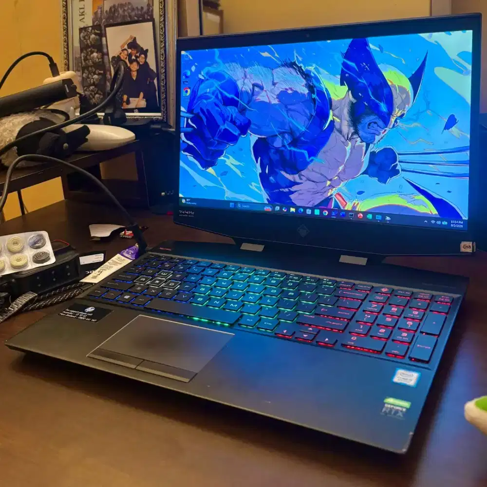 Laptop HP Omen RTX 2070 Gaming i7 SSD 512gb 16gb TT laptop gaming core