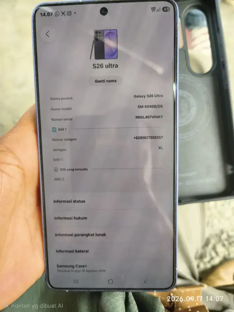 Samsung s26 ultra 512