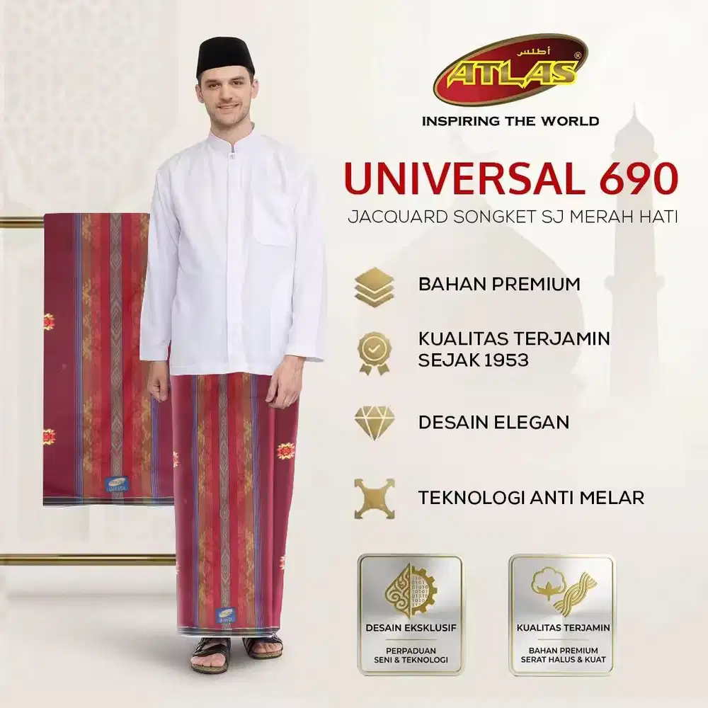 Sarung Atlas Universal Jacquard 690