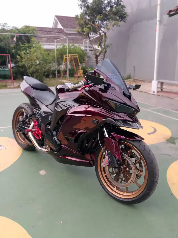 Zx 4R Moonlight red custom