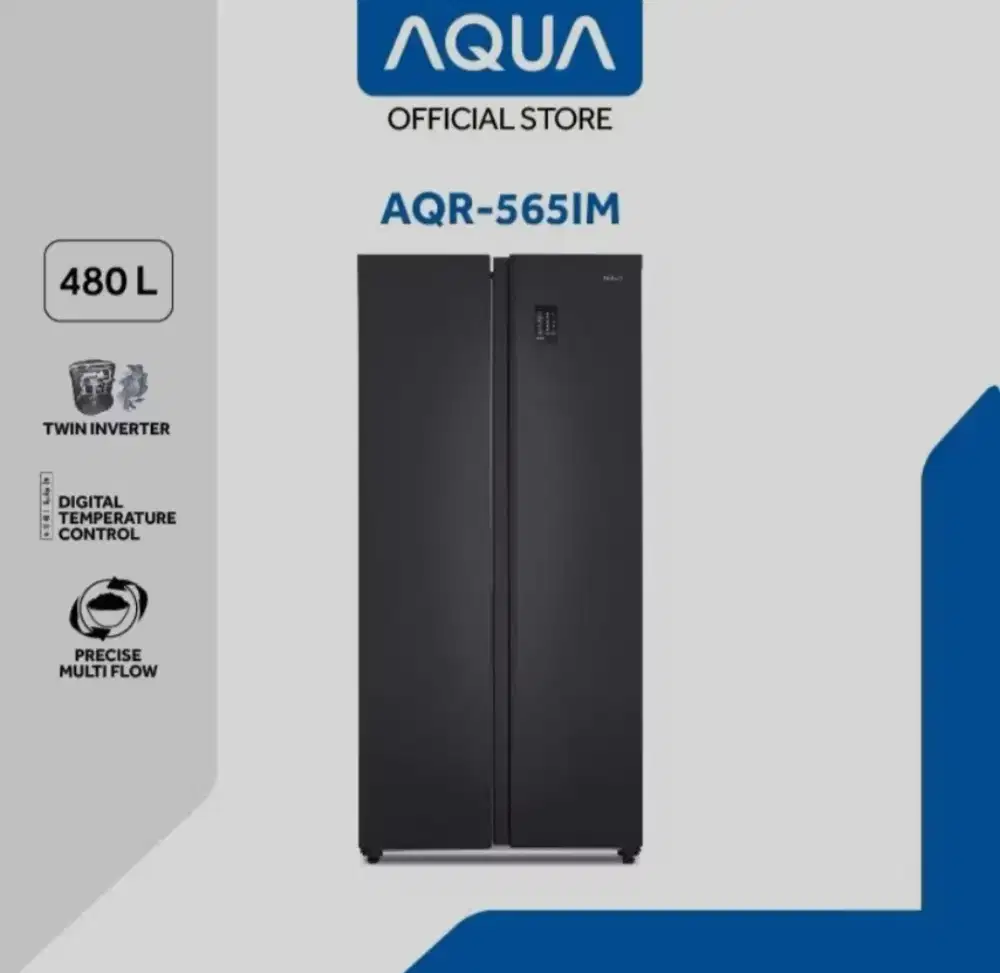 KULKAS 2 PINTU AQUA AQR-565IM