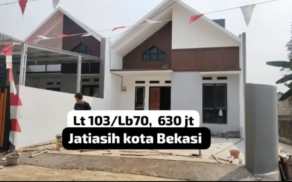 Rumah Redi 103mt Jatiasih Jatiluhur akses mobil besar