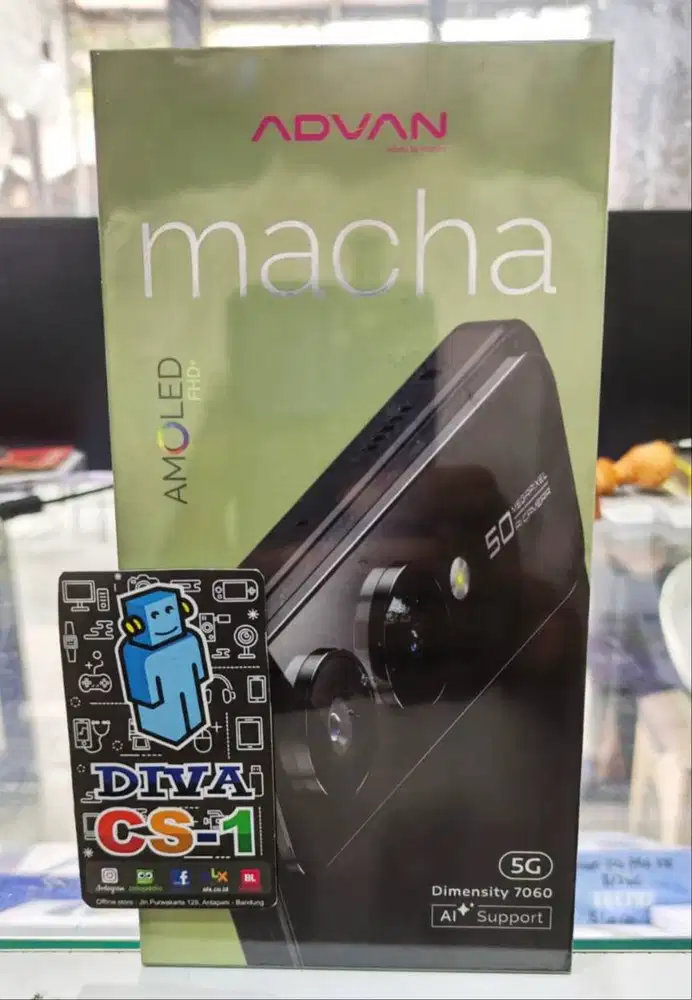 Advan Smartphone Macha 5G Dimensity 7060 Baterai 5000mAh AMOLED 120Hz
