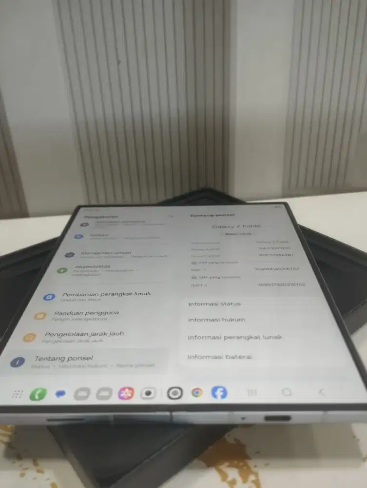Samsung Z Fold6 12/512GB
Fullset Orian
