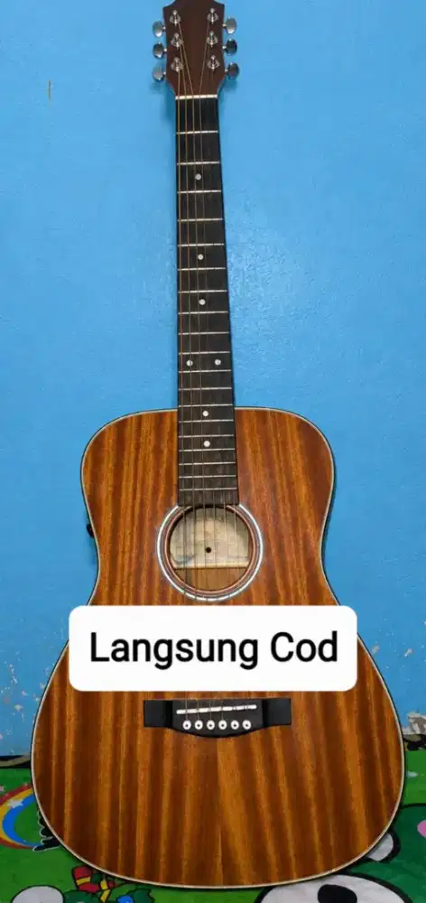DIJUAL GITAR BENGAWAN AKUSTIK ELEKTRIK + SOFT CASE