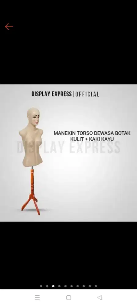 Manekuin patung + tiang penyangga
