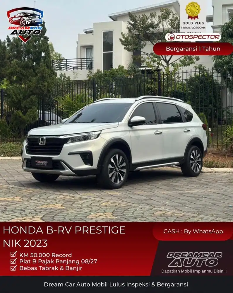 [ TGN PERTAMA ] Honda BRV BR-V Prestige 2023 Non Sensing