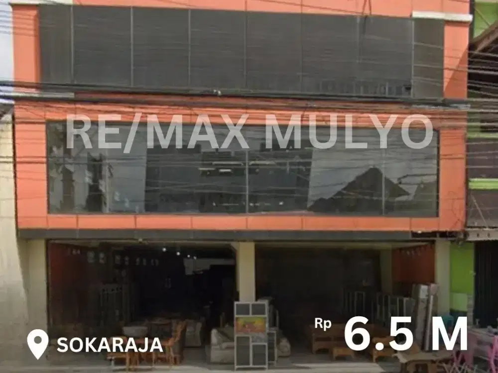 Ruko Strategis 2 Lantai Dijual, Lokasi Sokaraja Cocok untuk Usaha