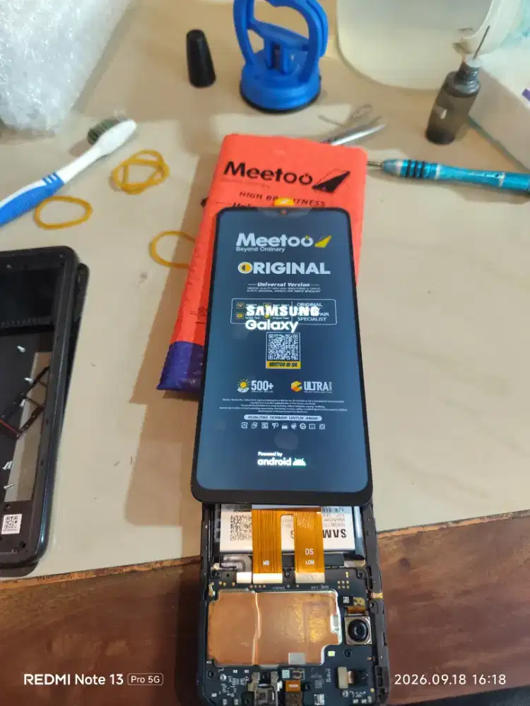 Ganti lcd hp android