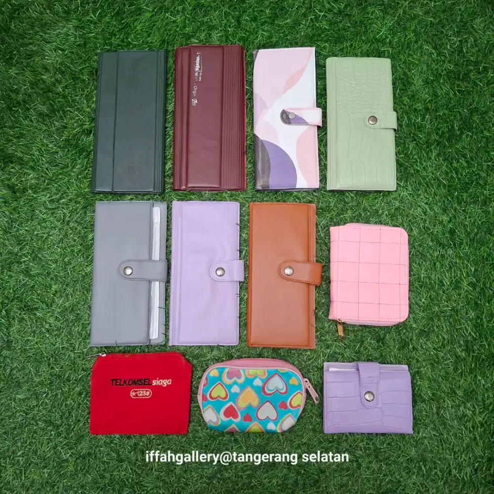 Paket Dompet Keuangan Dompet Receh Dompet Kartu Siap Pakai