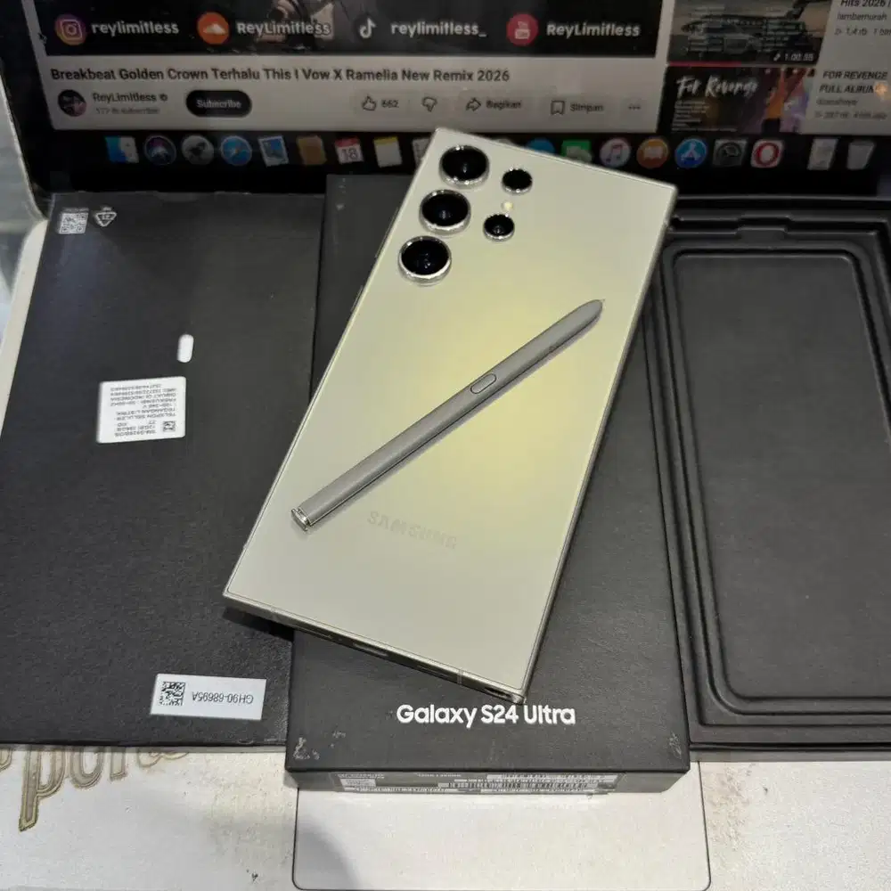 samsung s24 ultra 256gb sein mulus like new fullset original no minus