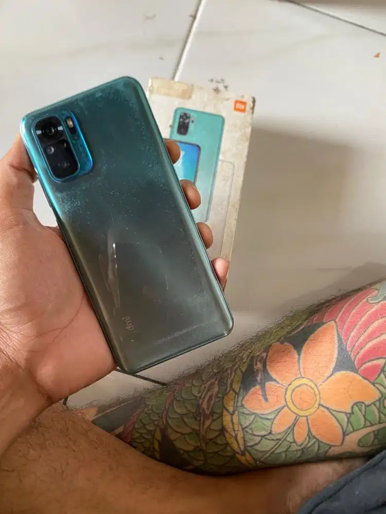 Redmi note 10 4/64 , mulus , fullset , segel , nominus , siap pakai