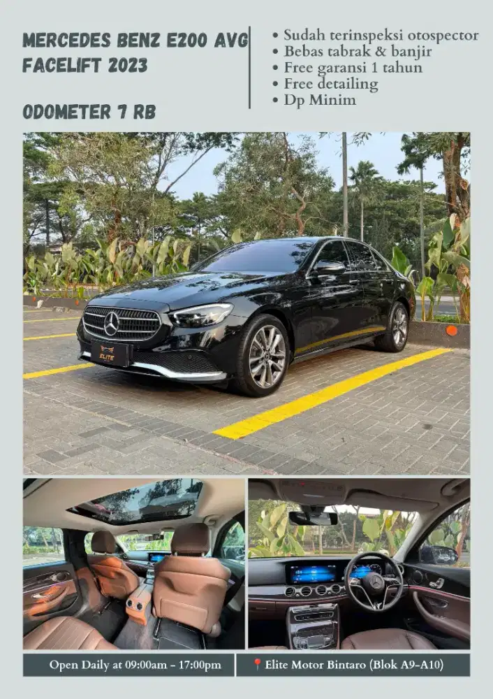 Mercedes Benz E200 AVG Facelift 2023