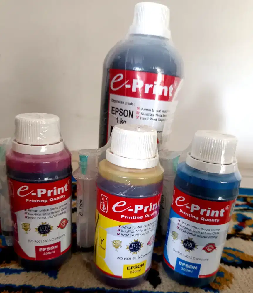 JUAL RUGI!! TINTA PRINTER EPSON BARU MASIH SEGEL!!