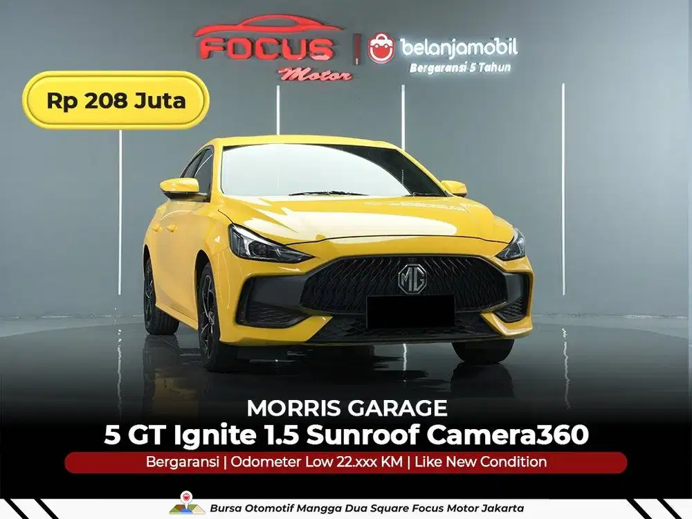 [ GARANSI 5THN ] MG Morris Garage 5 GT 5GT Ignite 1.5 2022/2023/2024