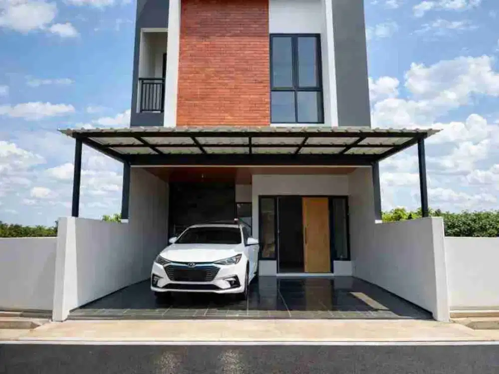 Jual Rumah Baru Di Bambu Apus Jakarta Timur Akses Jalan 2 Mobil, Cluster