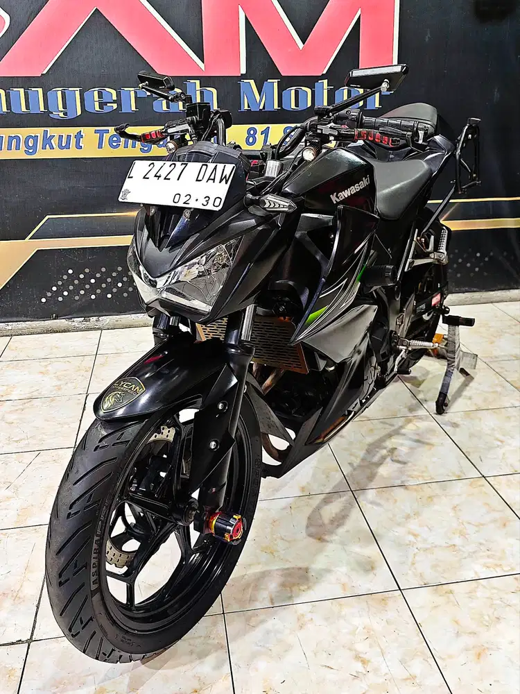 Ninja Z 250 2cilinder mulus mewah murah km.15rb.Anugerah motor rungkut