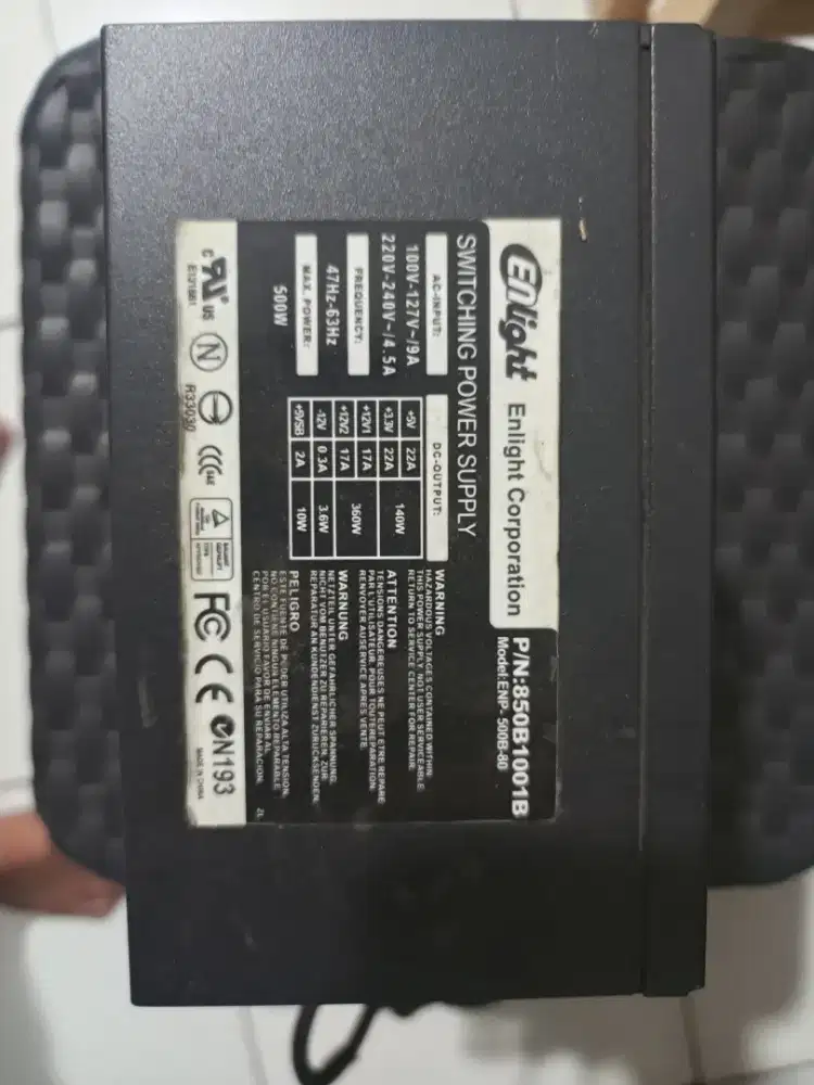 PSU enlight 500w pure 80+