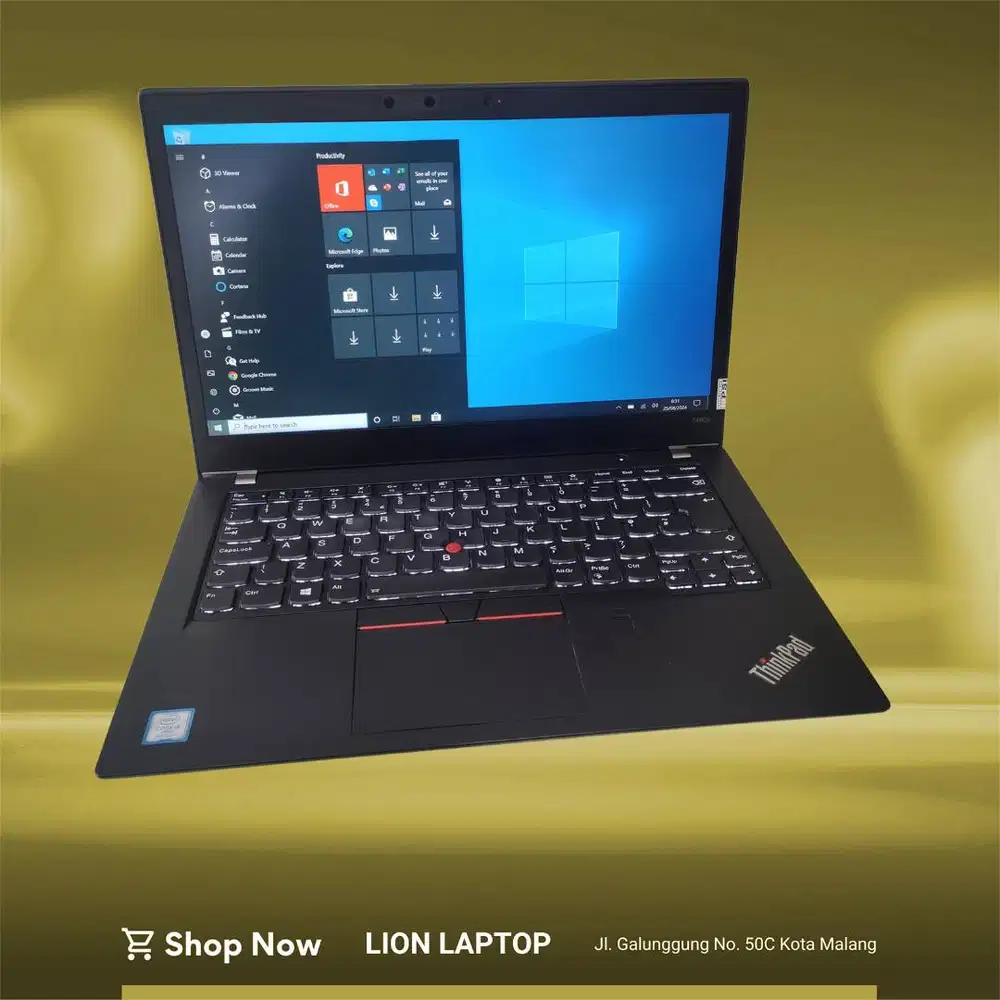 RAM 8GB Core i5 gen 8 Lenovo Thinkpad T480s SLIM [18|09]