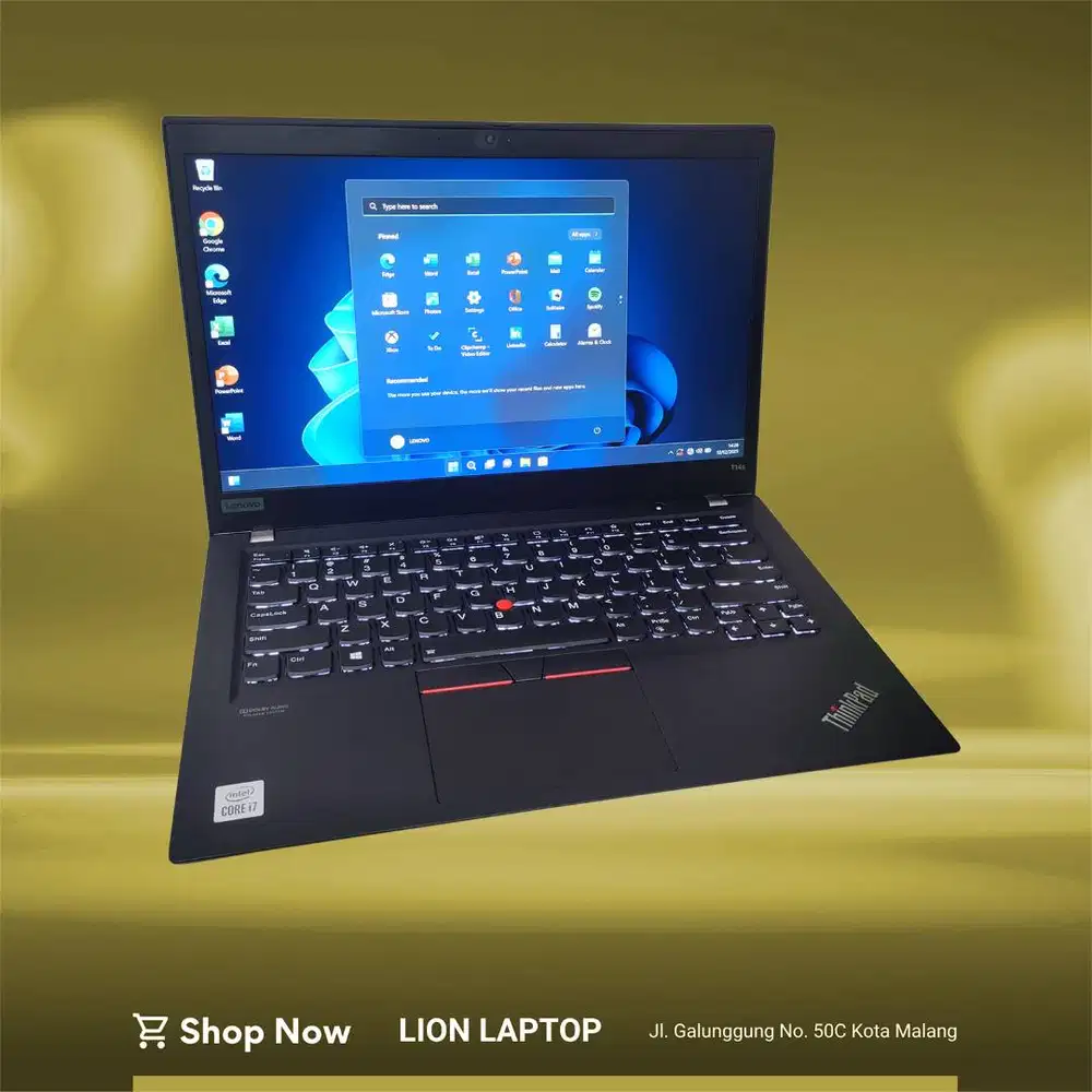 RAM 32GB Core i7 Gen 10 Slim SSD 256GB Lenovo Thinkpad T14S [18|09]