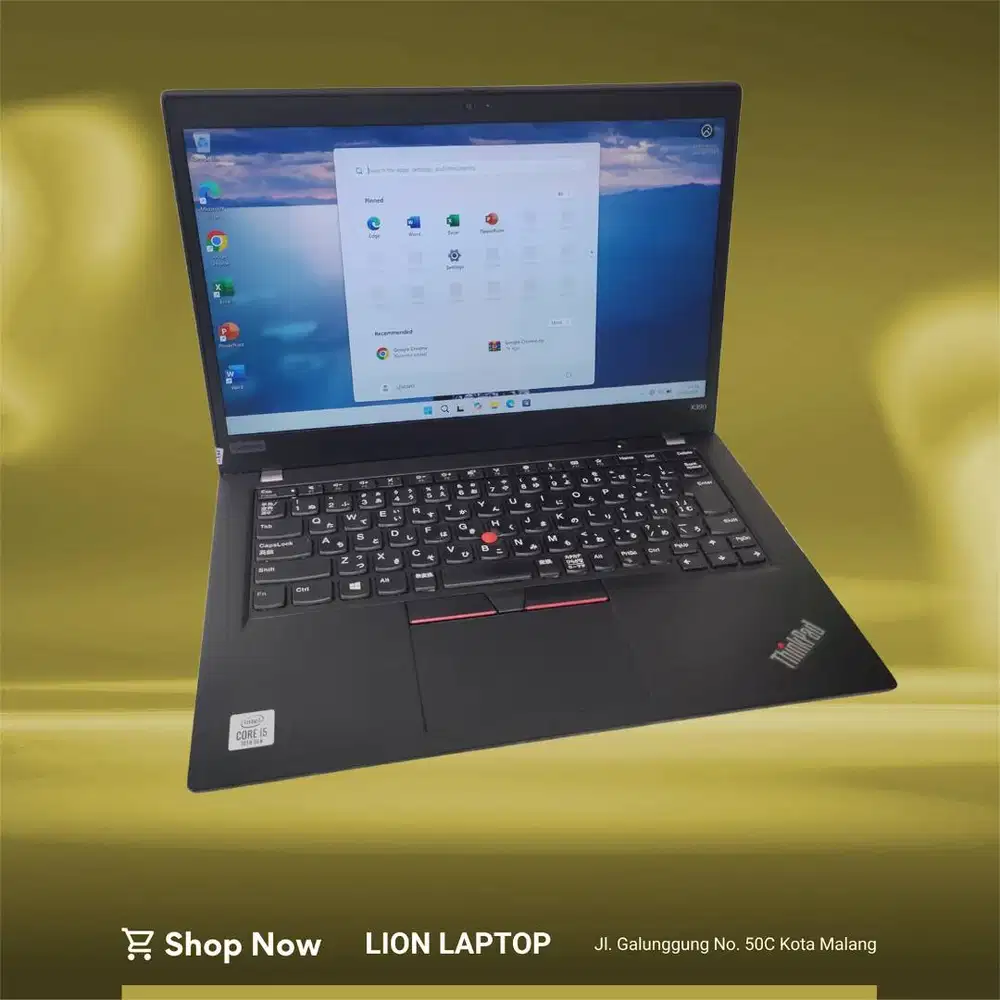 i5 GEN 10 Murah RAM 8GB Lenovo Thinkpad X390 [18|09]