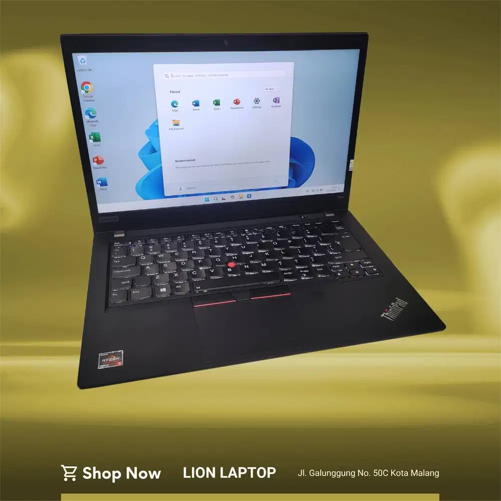 RAM 16GB AMD Ryzen 5 PRO VGA 2GB Lenovo Thinkpad T495 [18|09]