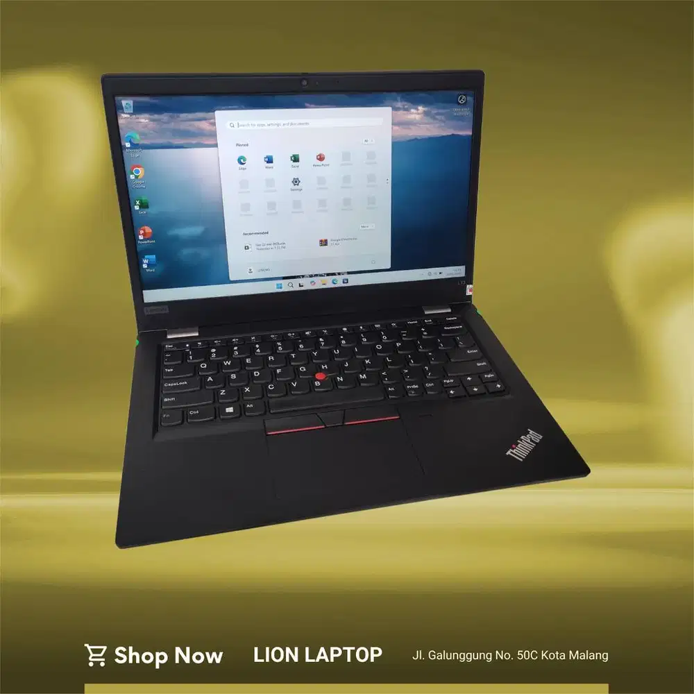 i5 Gen 10 Slim RAM 8GB SSD 256GB Lenovo Thinkpad L13 [18|09]