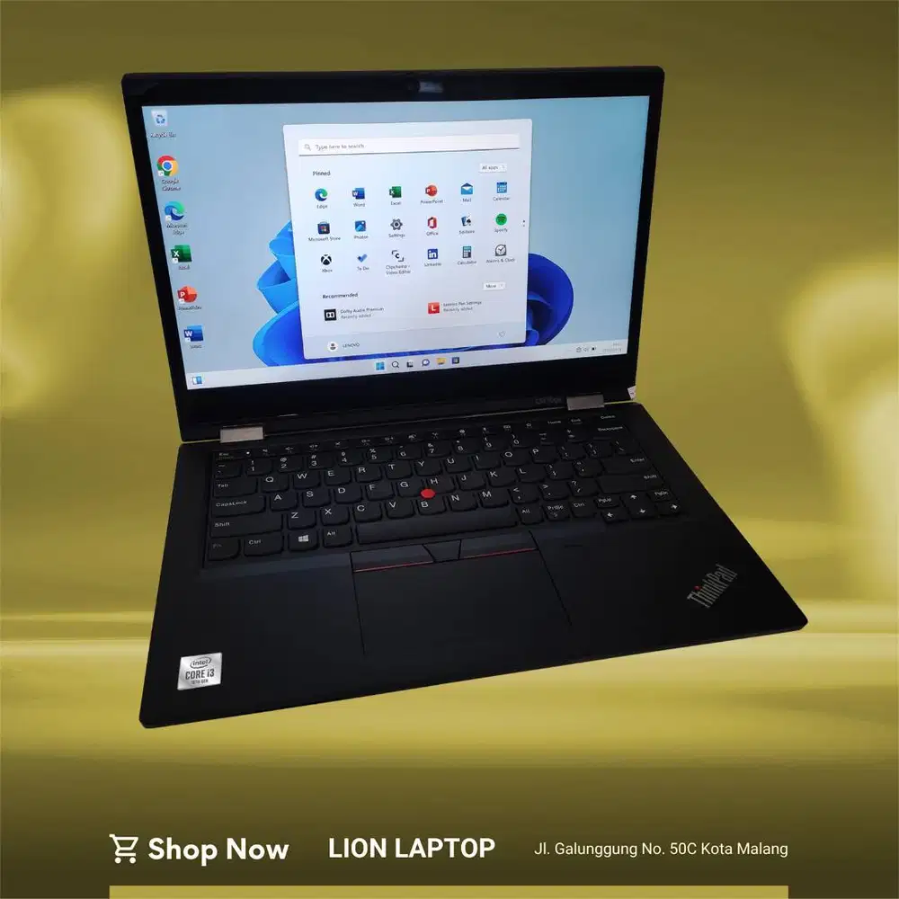Core i3 Gen 10 Flip 360° Include Stylus Lenovo Thinkpad YOGA L13 [18|0