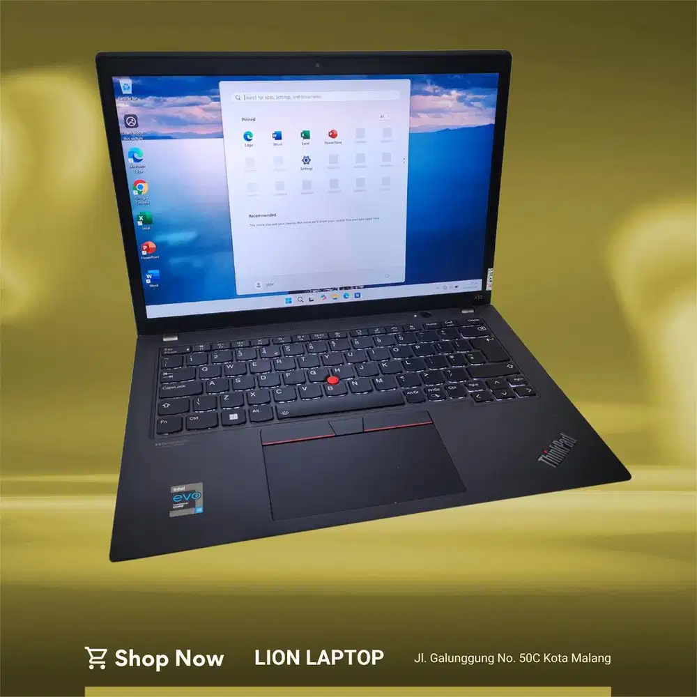 RAM 16GB Core i5 Gen 11 Slim Mulus Lenovo Thinkpad X13 Gen 2 [18|09]