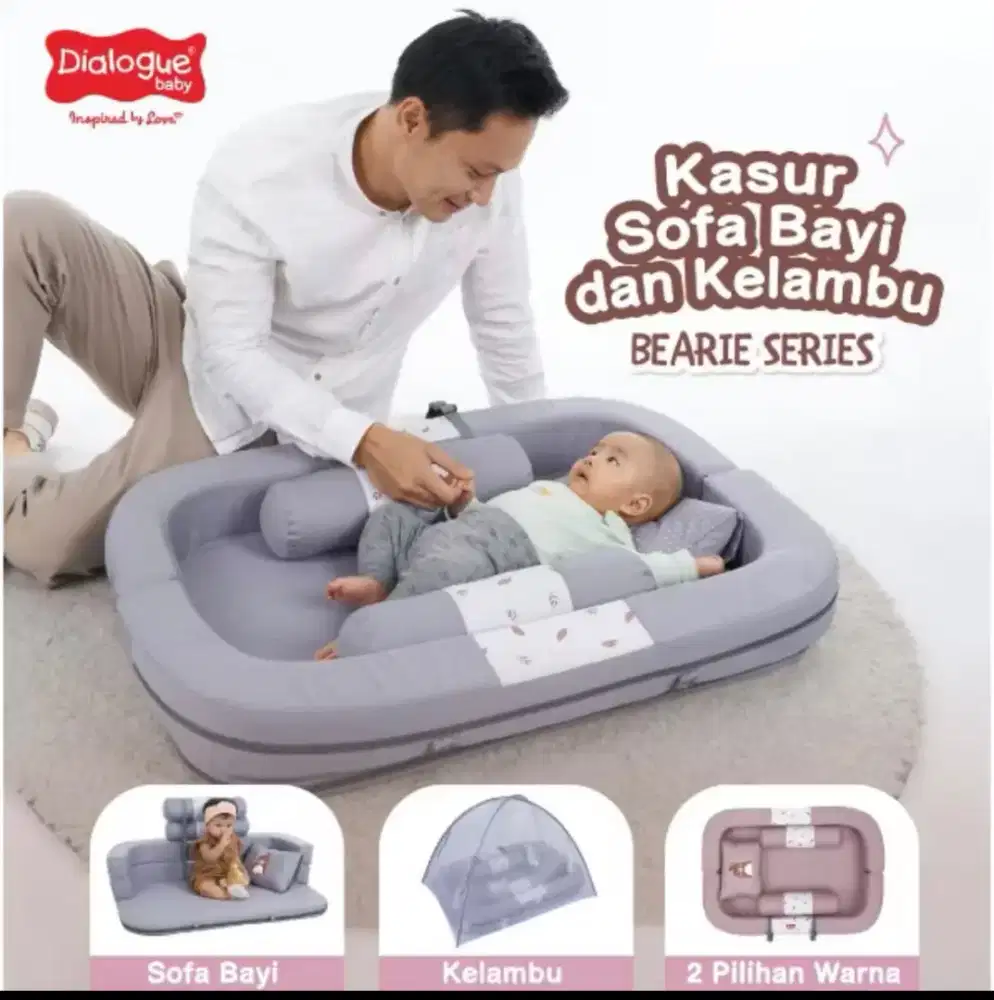 Kasur Sofa Bayi Dialogue + Kelambu (Kondisi 90%)