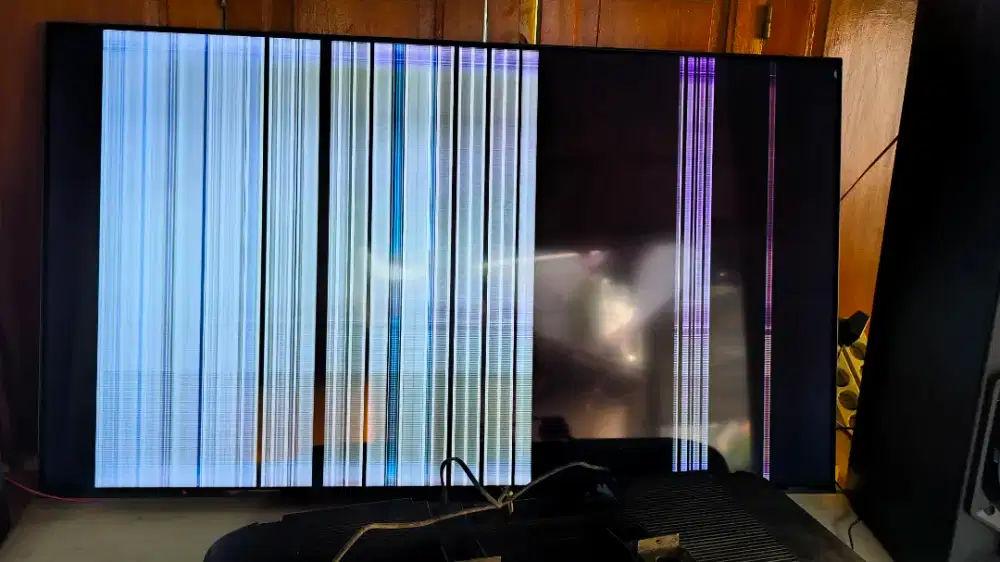 Tv tcl rusak LCD 55 inch