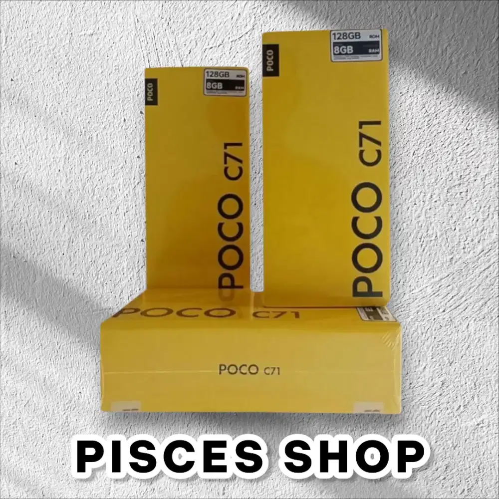 POCO C71 RAM 4/128 NEW Segel Garansi Resmi 1 Tahun