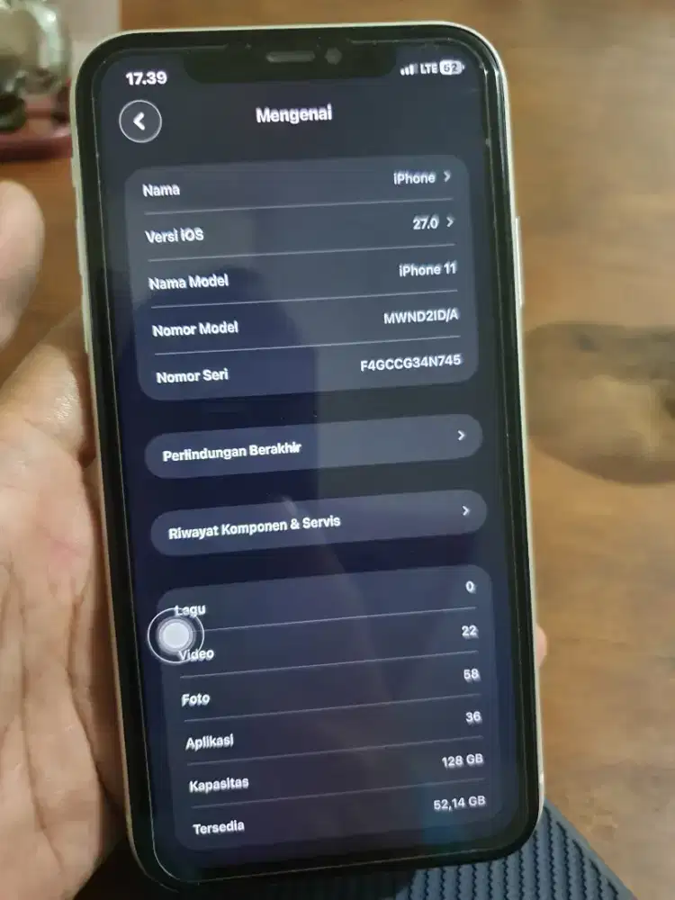 Dijual iphone 11 mulus siap pakai