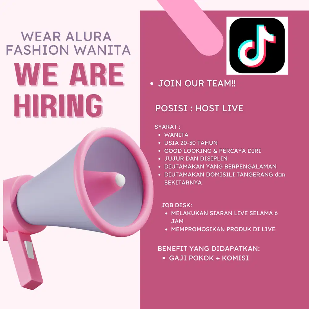 HOST LIVE STREAMING TIKTOK