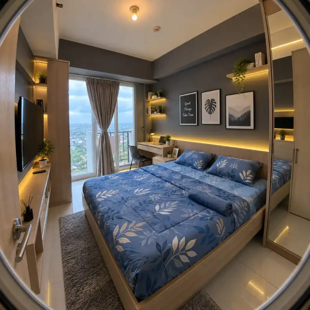 Sewa apartemen harian mulai dari  150.000
