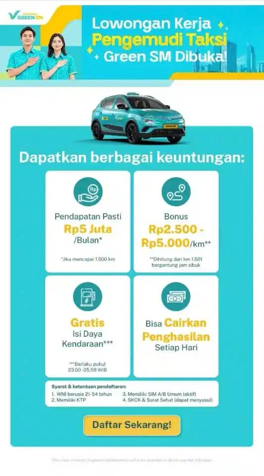 DRIVER TAKSI GAJI 5 JUTA?