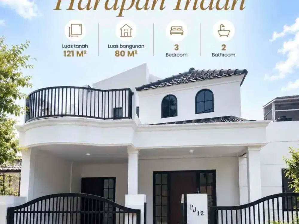 Jual Cepat Rumah Bagus Super Murah di Perumahan Harapan Indah Bekasi.