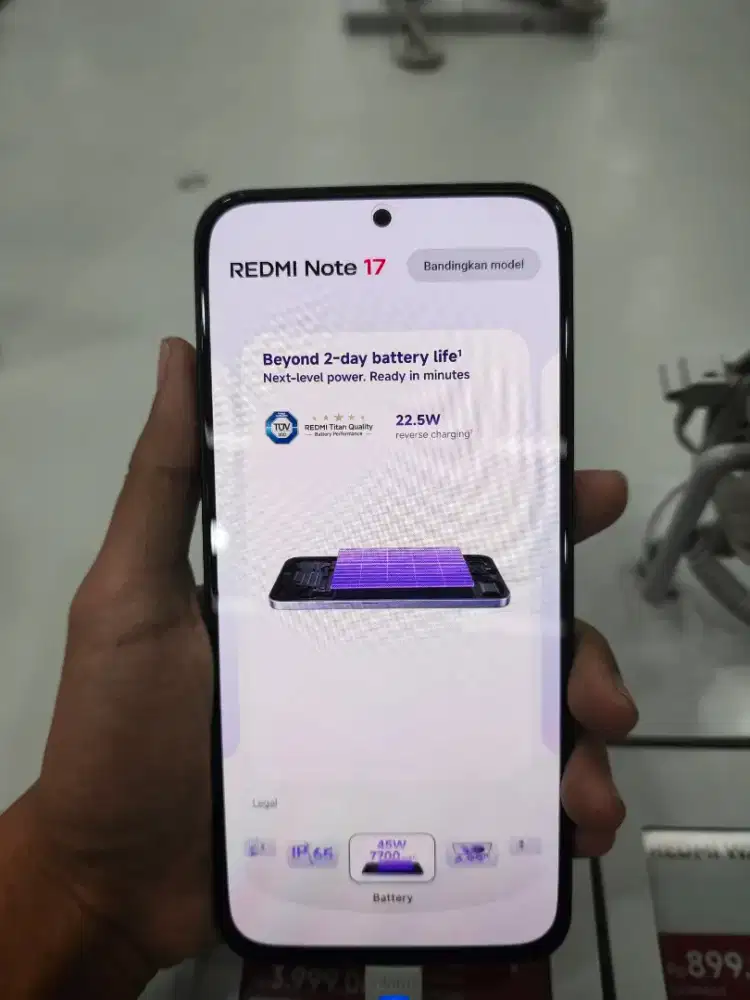 REDMI NOTE 17 4G NEW GARANSI RESMI
