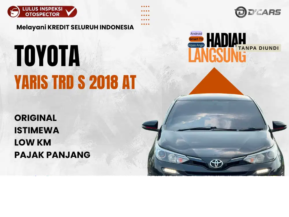 TOYOTA YARIS TRD SPORTIVO MATIC 2018 LOW KM ORIGINAL