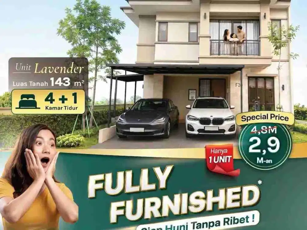 Rumah Elegan Full Furnish Fasilitas Mewah Di Pancoran Mas Depok