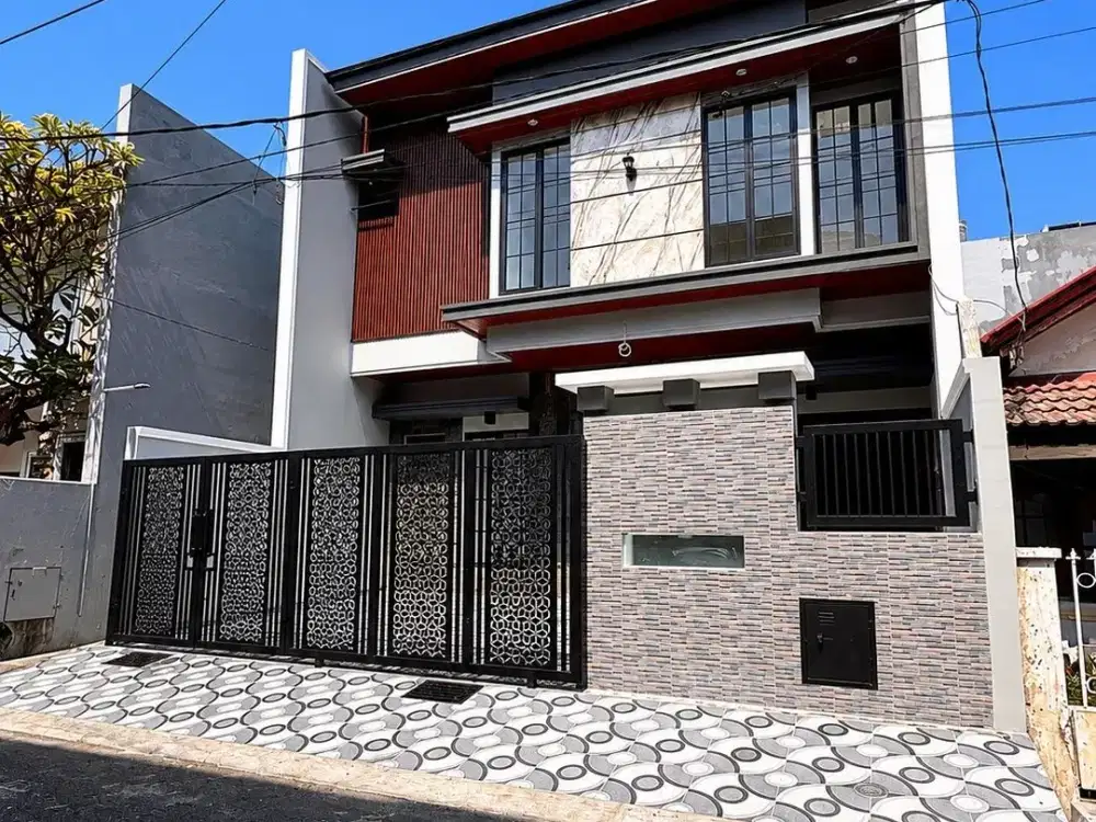 BW79 DIJUAL RUMAH BARU MINIMALIS ISTIMEWA SHM DI WISMA PERMAI SURABAYA