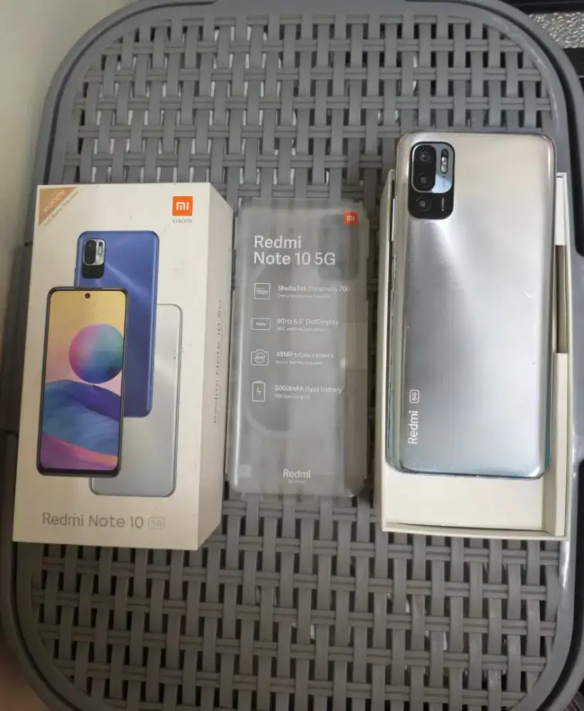 Xiaomi Redmi Note 10 5G NFC RAM 4+2/128GB Fullset Mulus No Minus