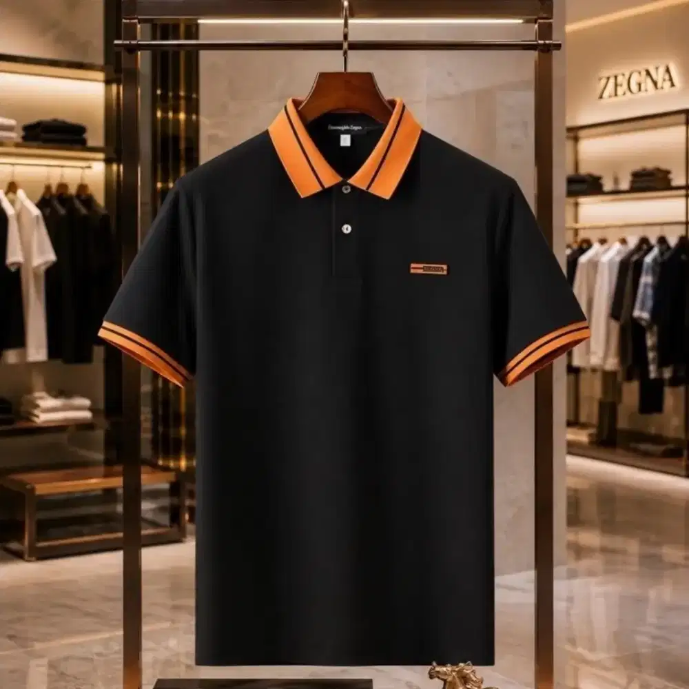 KAOS POLO SHIRT ZEGNA
SLIM FIT  IMPORT HIGH QUALITY