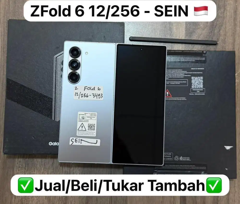 Samsung Zfold 6 12/256 Gb Silver Shadow Resmi sein