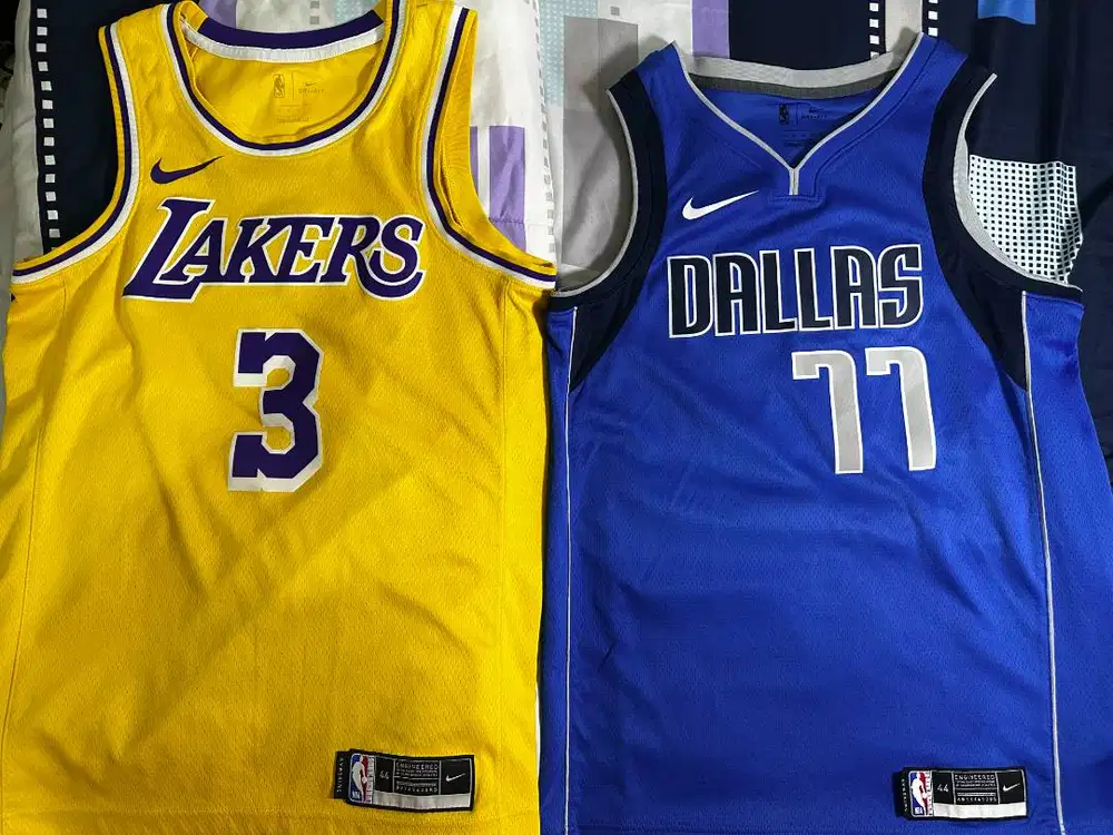 Jersey Swingman Doncic Davis Mavericks Lakers size M Original 100%