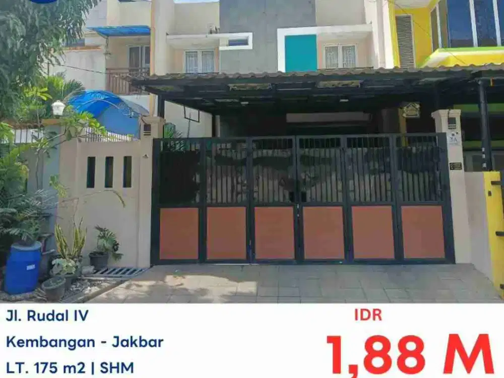 MURAHHH LELANG RUMAH DI KOMPLEKS HANKAM JOGLO JAKARTA BARAT